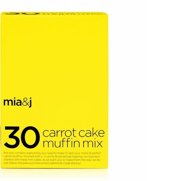 30 carrot cake muffin baking mix