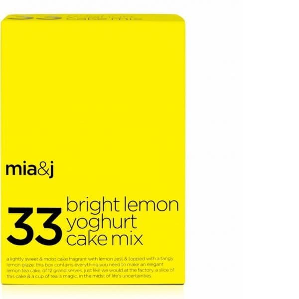 33 bright lemon yoghurt cake baking mix